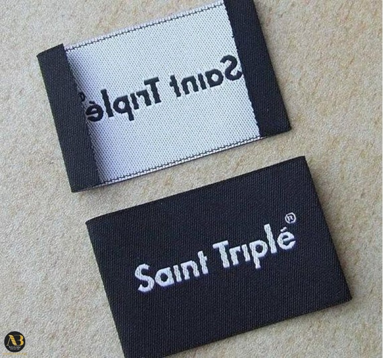 NHÃN DỆT GẤP 2 BÊN